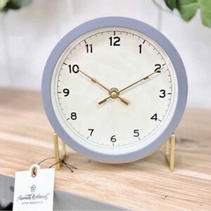 Hearth & Hand With Magnolia Round  Decorative Tabletop Clock